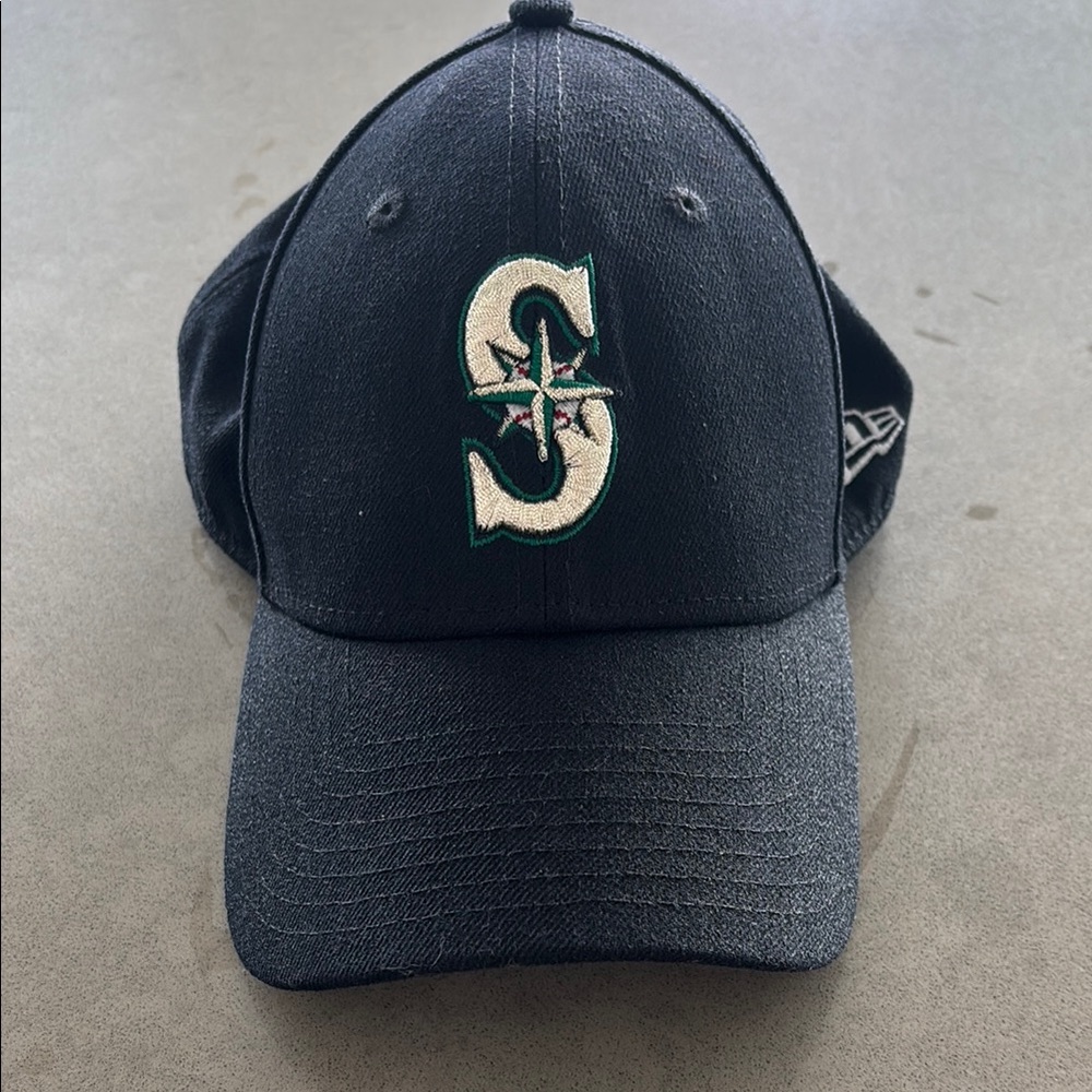 Black Baseball Cap with Embroidered Logo